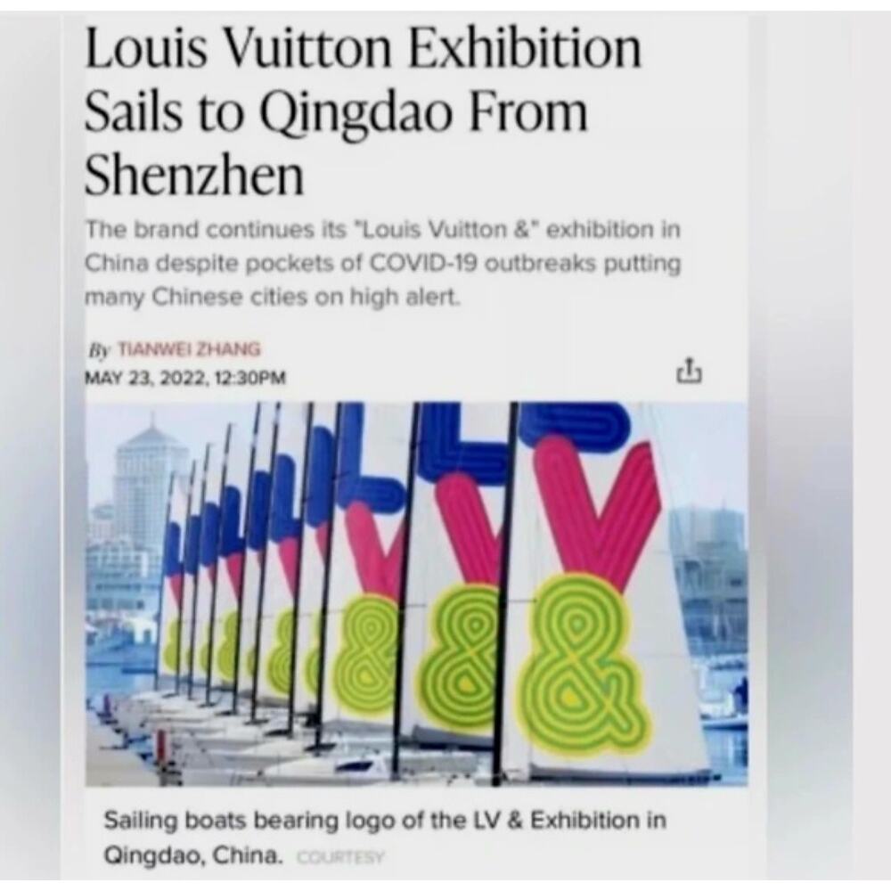 Louis Vuitton Shenzhen Exhibition Limited Edition Canvas Tote Bag - NWOT - Picture 5 of 6